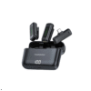 میکروفون Porodo Wireless Lavalier Dual Connector Dual Mic With Charging Case - Image 2