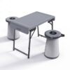 میز PORODO COMPACT PORTABLE OUTDOOR TABLE SET - Image 3