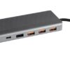 هاب POWEROLOGY 13 IN 1 DUAL HDMI & DP 4K USB-C HUB ETHERNET - Image 2