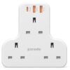 سه راهی PORODO MULTI-PORT WALL SOCKET 20W - Image 2
